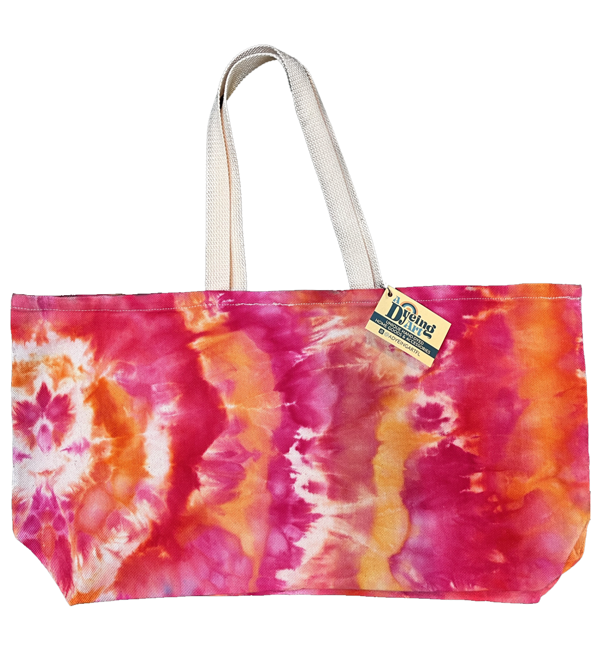 Jumbo Canvas Tote - Sunset
