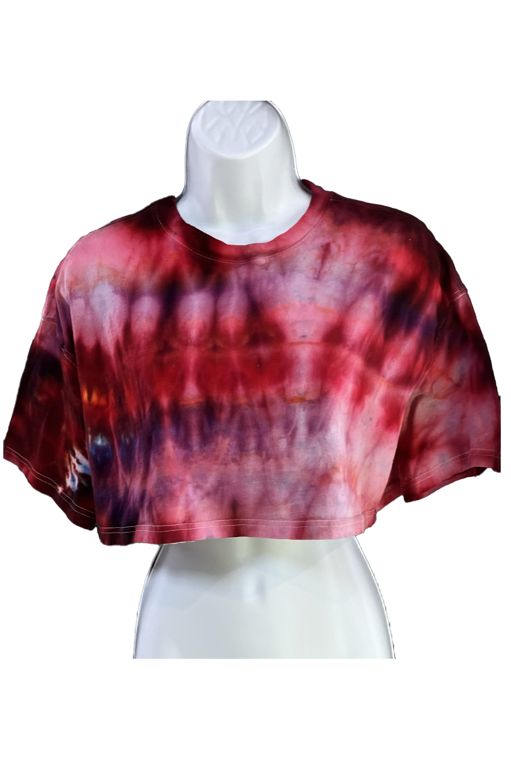 Ultra Crop Boxy Tee - Garnet - Size M