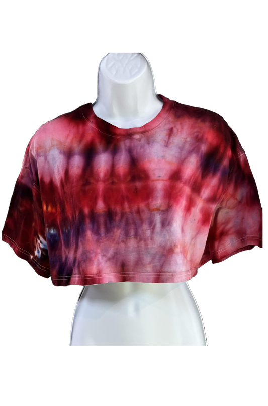 Ultra Crop Boxy Tee - Garnet - Size M