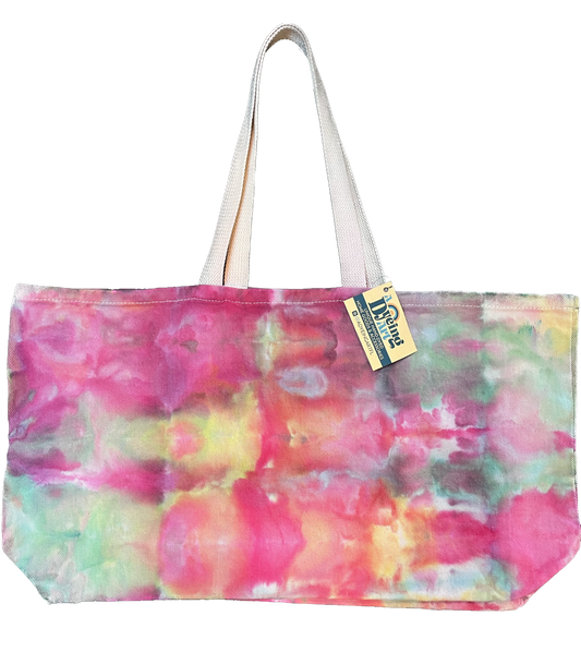 Jumbo Canvas Tote - Rainbow