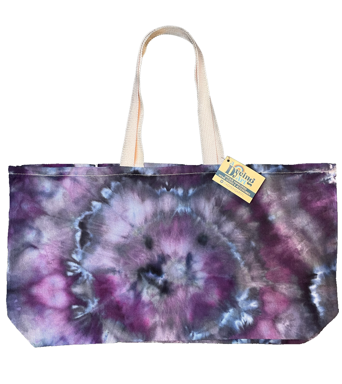 Jumbo Canvas Tote - Lepidolite